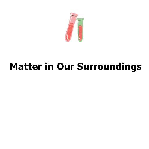 Matter in Our Surroundings